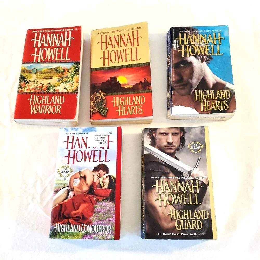 Lot of 5 Hannah Howell Highland Series Paperback Historical‎ Romance Novels